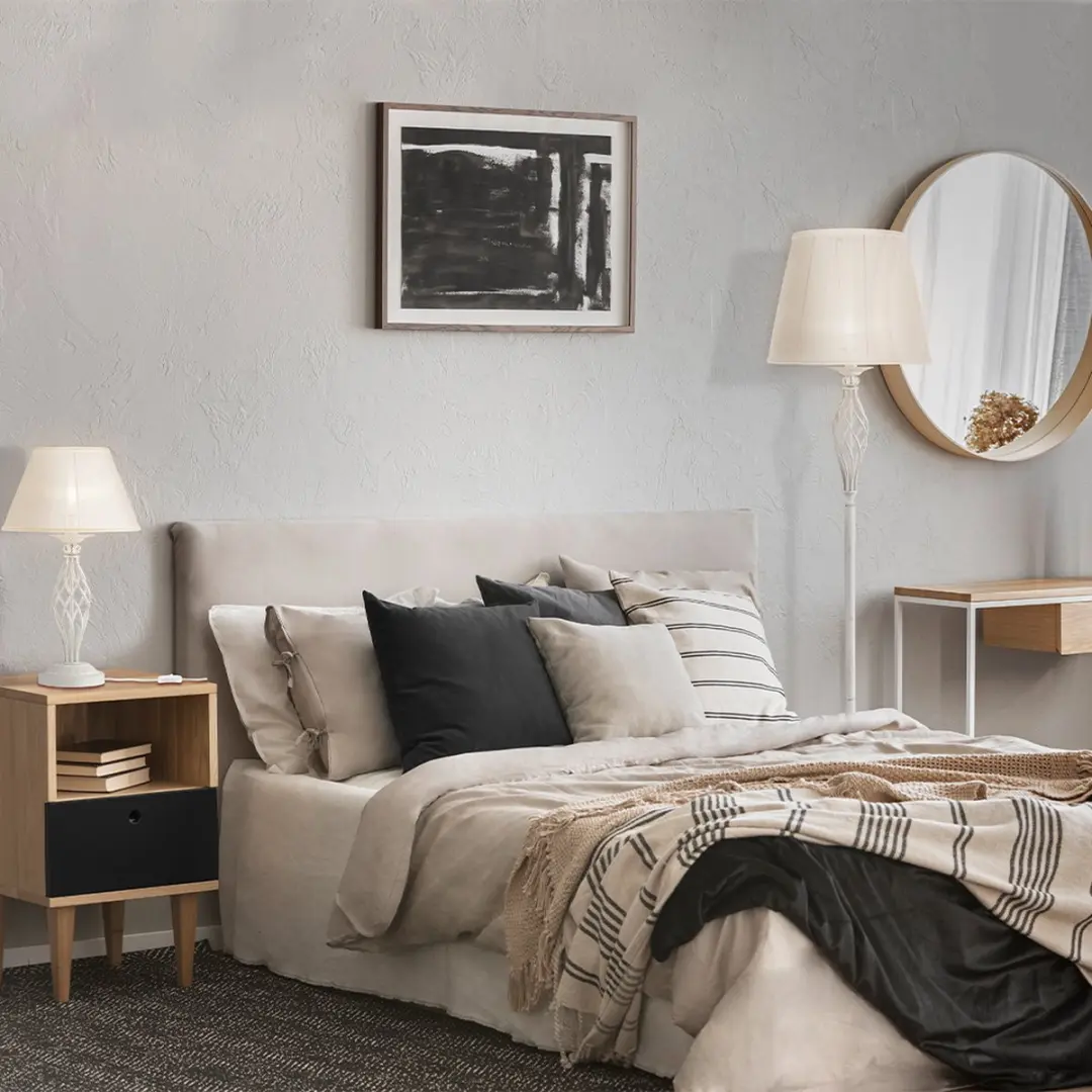 Maytoni Grace Vloerlamp - Ø38cm - Wit/Goud