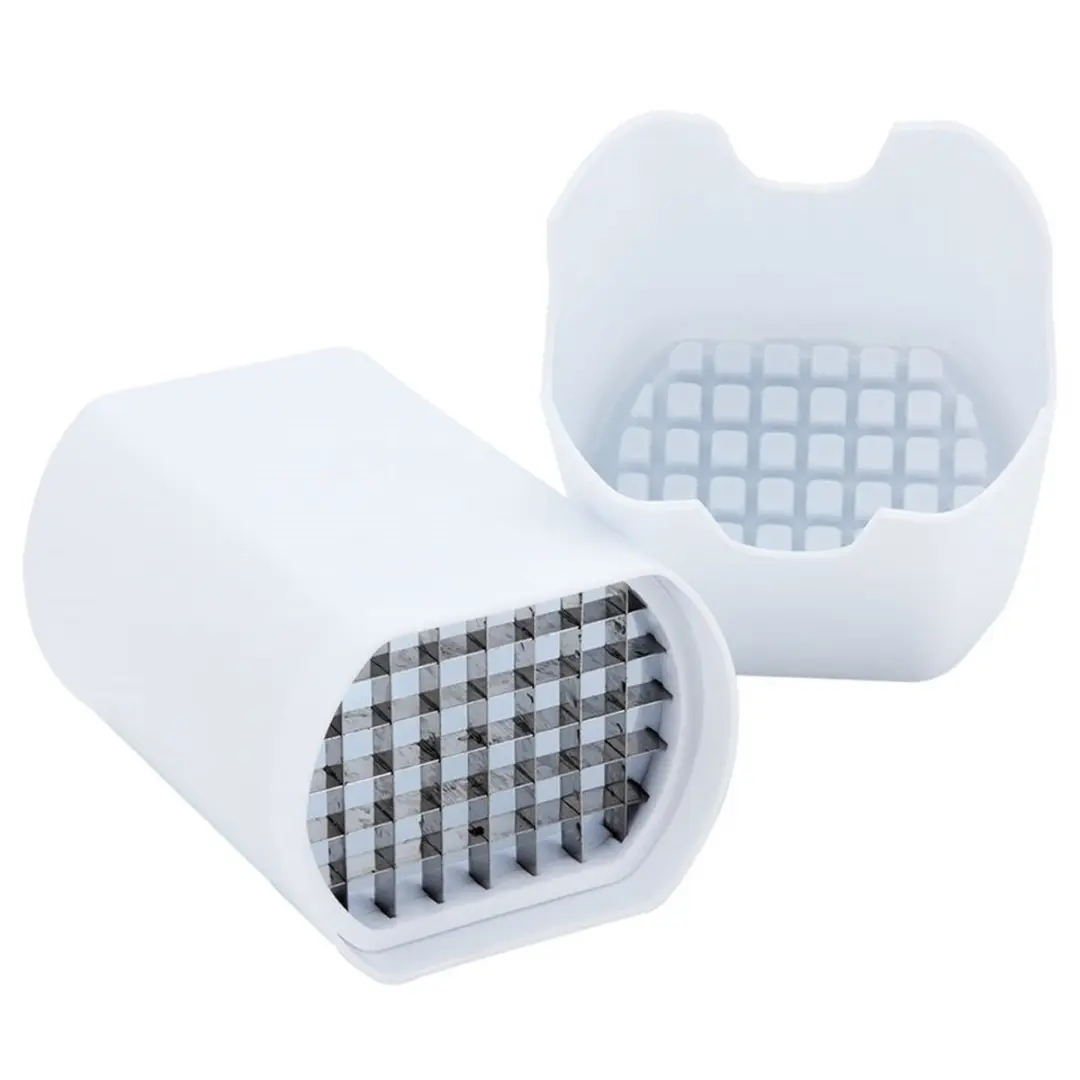 Excellent Houseware Handmatige Frietensnijder - Roestvrij Staal Wit