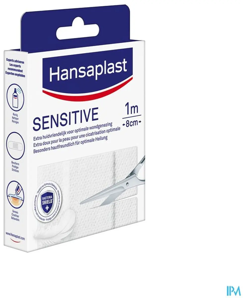 Hansaplast Sensitive Pleisters 1m x 8cm - 10 Stuks