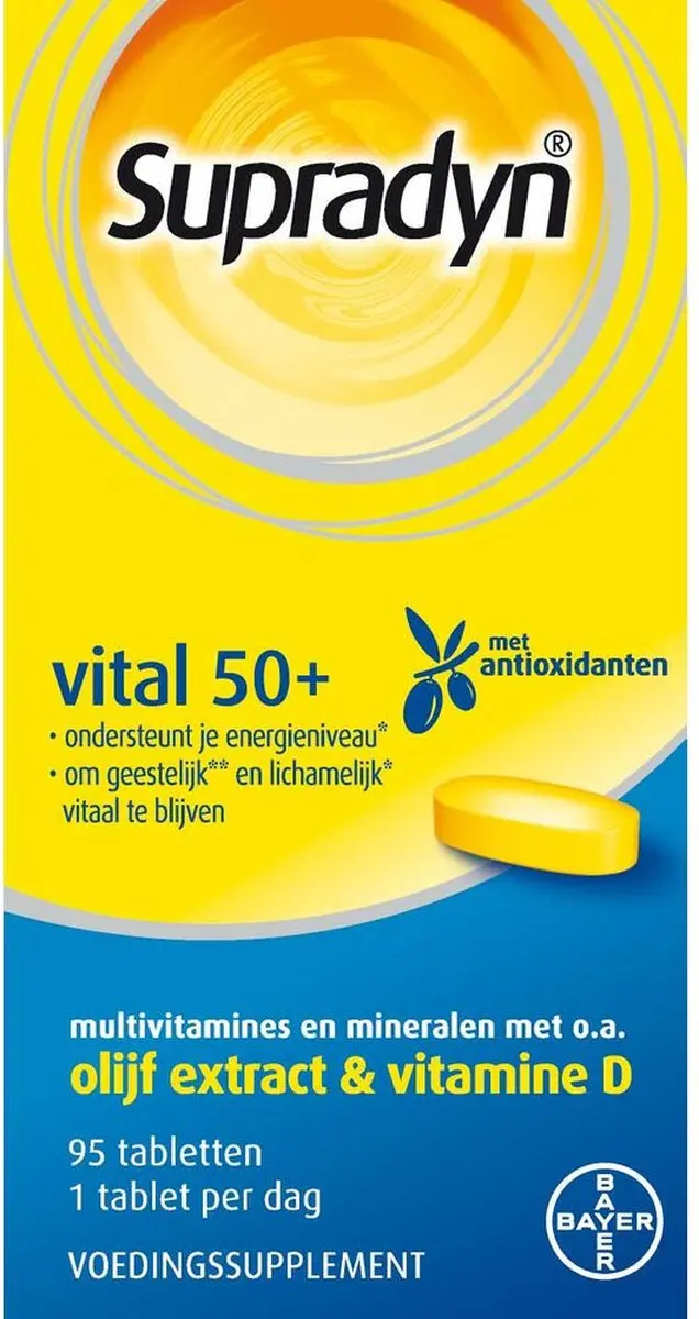 Supradyn Vital 50+ - 380g (4x95 tabletten)