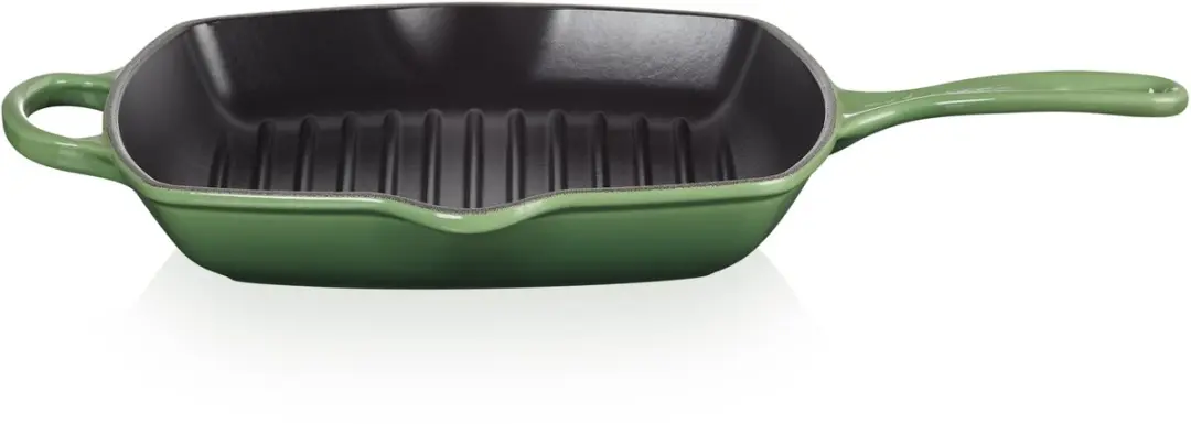 Le Creuset Signature Vierkante Grillpan 26cm - Bamboo