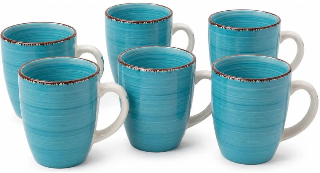 Bellatio Design Koffiemok Colourful Morning - Blauw - 340ml