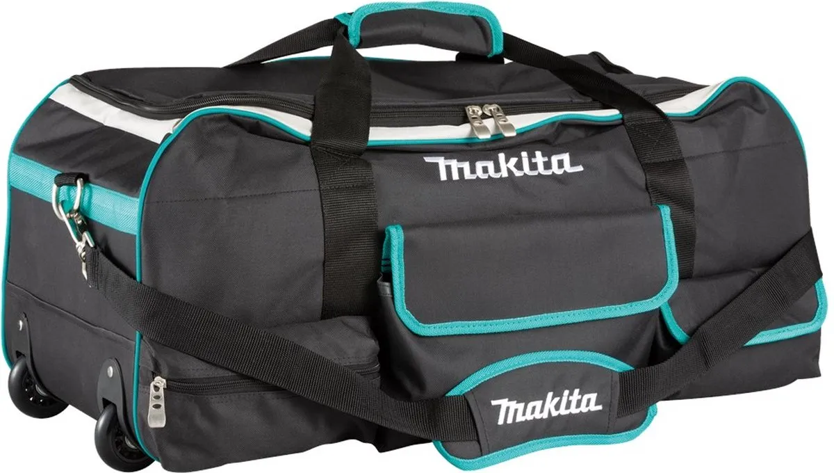 Makita 832367-6 Gereedschapstas met wielen 61L - Zwart