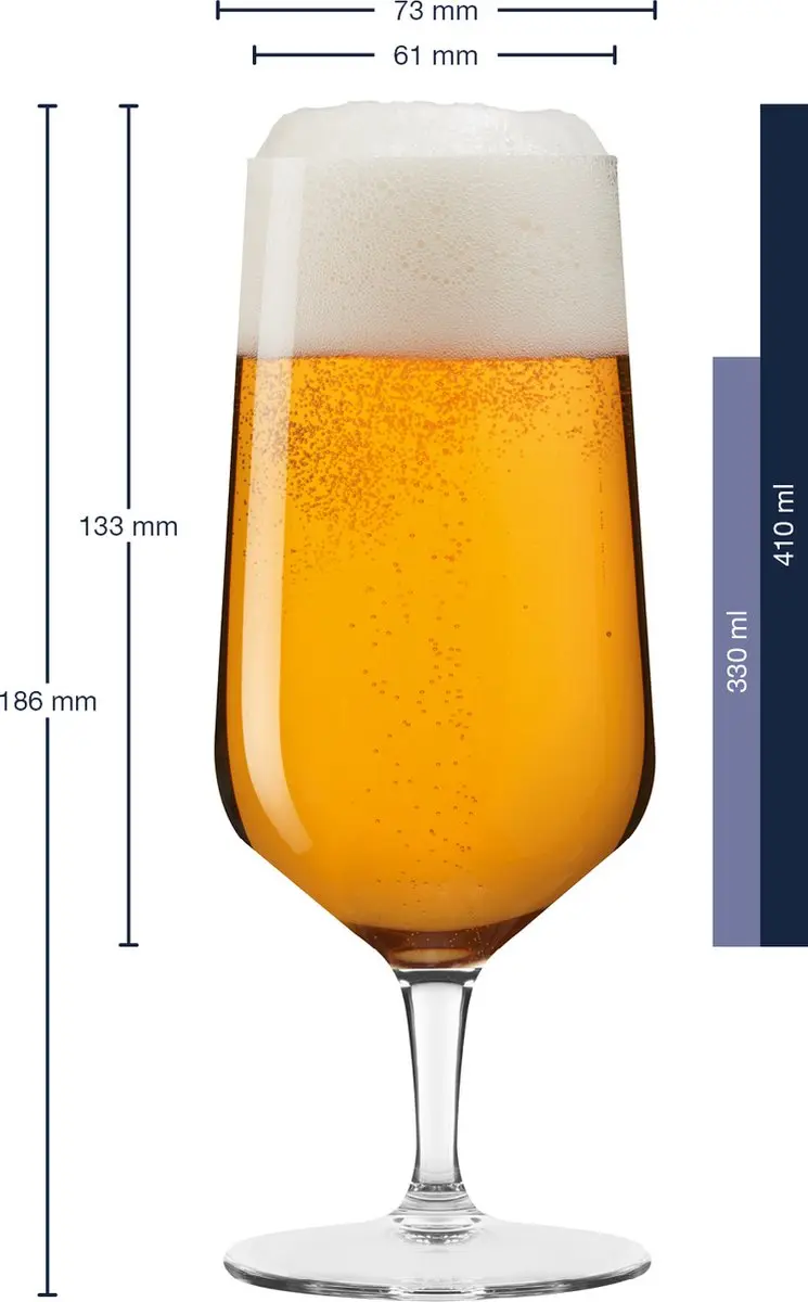 Leonardo Puccini Bierglas 410ml - Set van 6