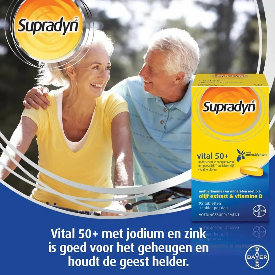 Supradyn Vital 50+ - 285g (3x95 tabletten)