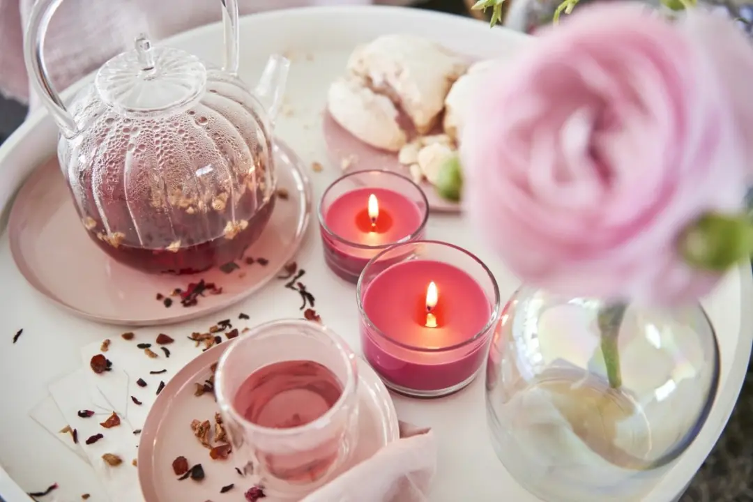 Bolsius Maxi Waxinelichtjes Magnolia - 8 Stuks Roze - afbeelding 6 van 6