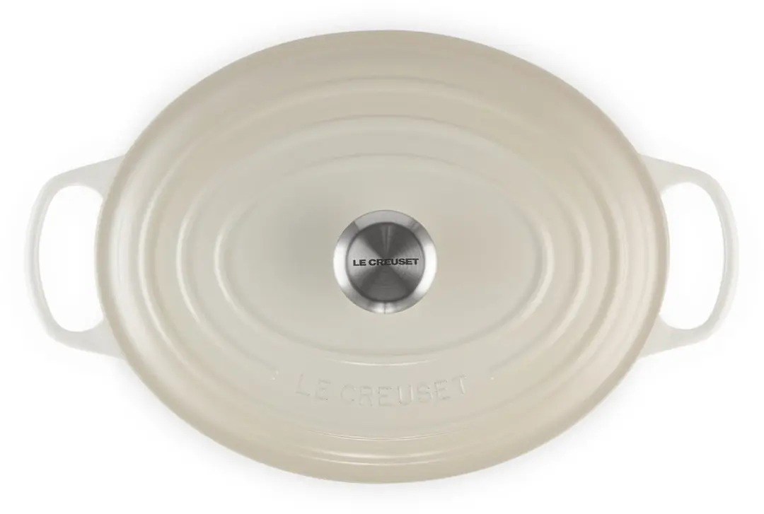 Le Creuset Signature Ovale Braadpan Meringue Ø31cm