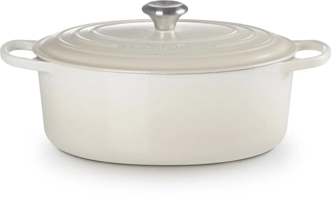 Le Creuset Signature Ovale Braadpan Meringue Ø31cm