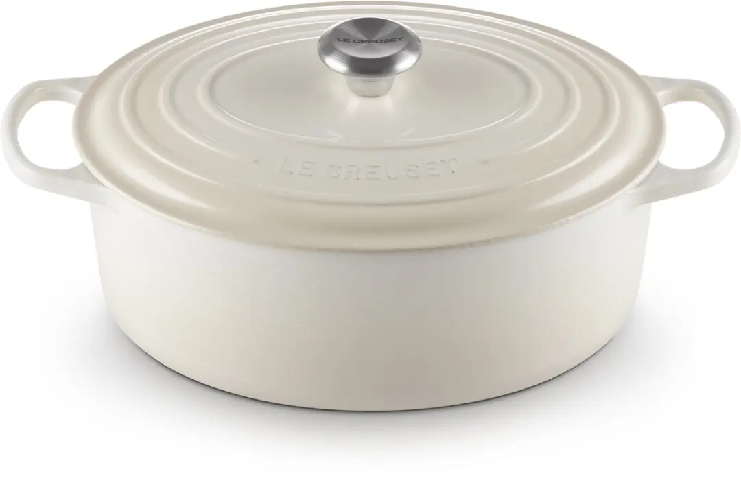 Le Creuset Signature Ovale Braadpan Meringue Ø31cm