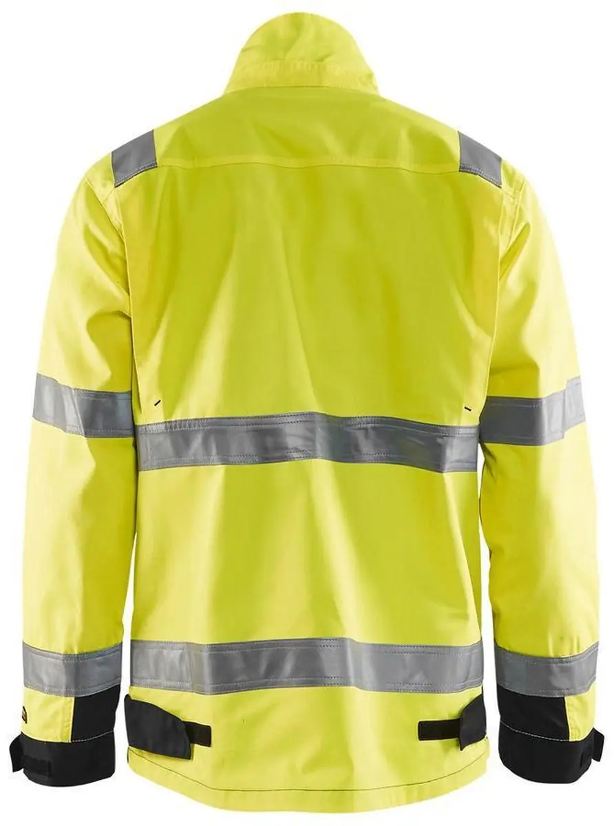 Blåkläder 4064-1811 Jack Ongevoerd High Vis Klasse 3 - Geel/Zwart M