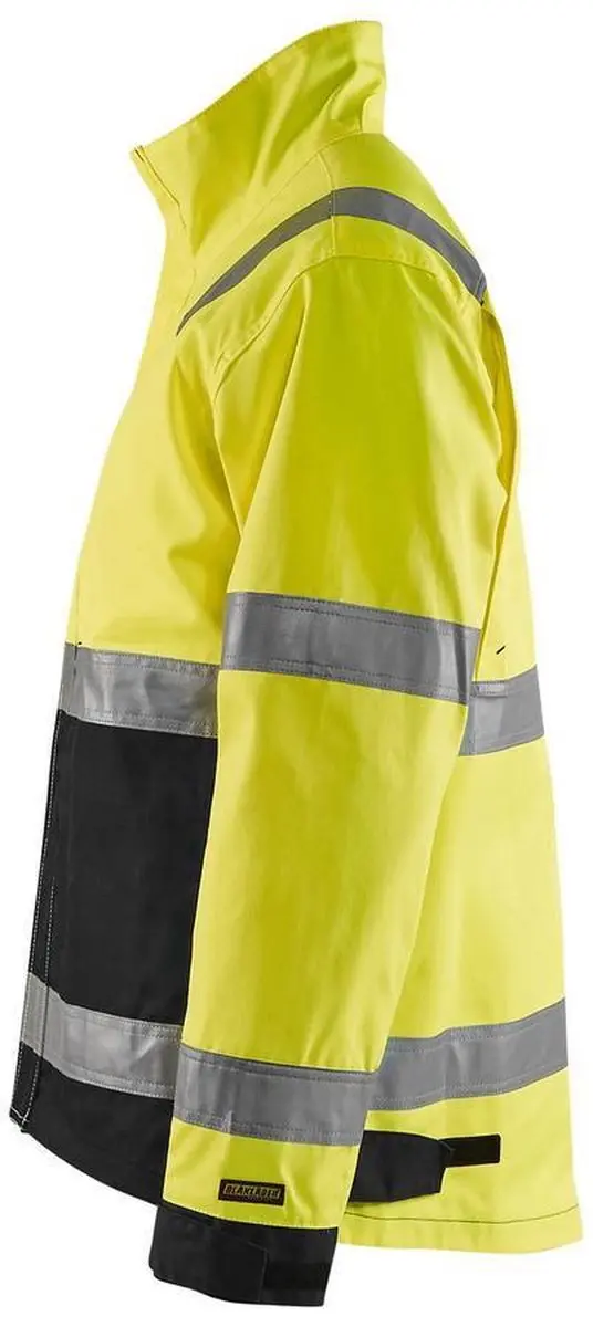 Blåkläder 4064-1811 Jack Ongevoerd High Vis Klasse 3 - Geel/Zwart M