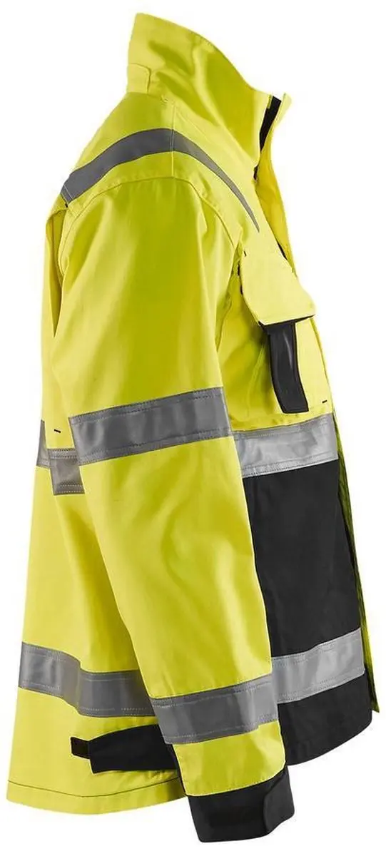 Blåkläder 4064-1811 Jack Ongevoerd High Vis Klasse 3 - Geel/Zwart M