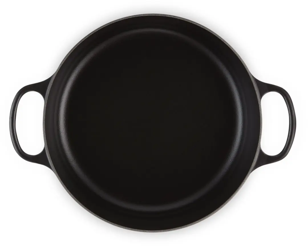 Le Creuset Signature Braadpan Mat Zwart Ø 30cm - 6,20L