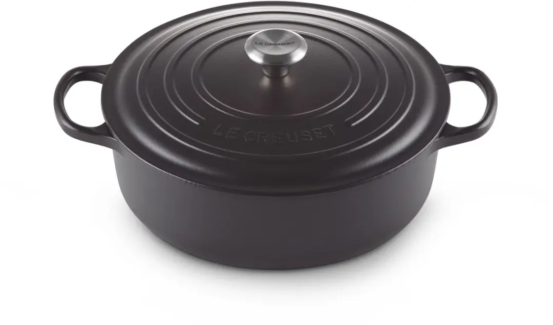Le Creuset Signature Braadpan Mat Zwart Ø 30cm - 6,20L