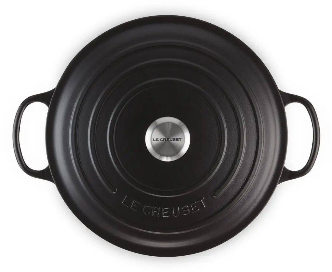 Le Creuset Signature Braadpan Mat Zwart Ø 30cm - 6,20L