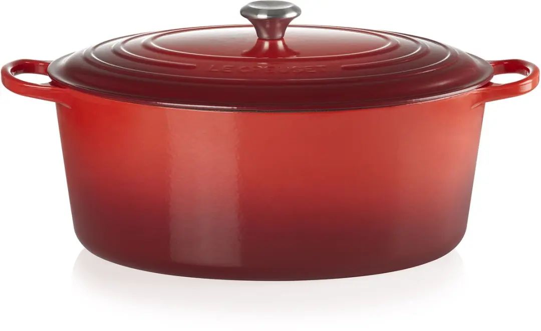 Le Creuset Signature Ovale Braadpan 40cm - 13,9L - Kersenrood
