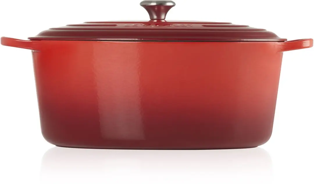 Le Creuset Signature Ovale Braadpan 40cm - 13,9L - Kersenrood