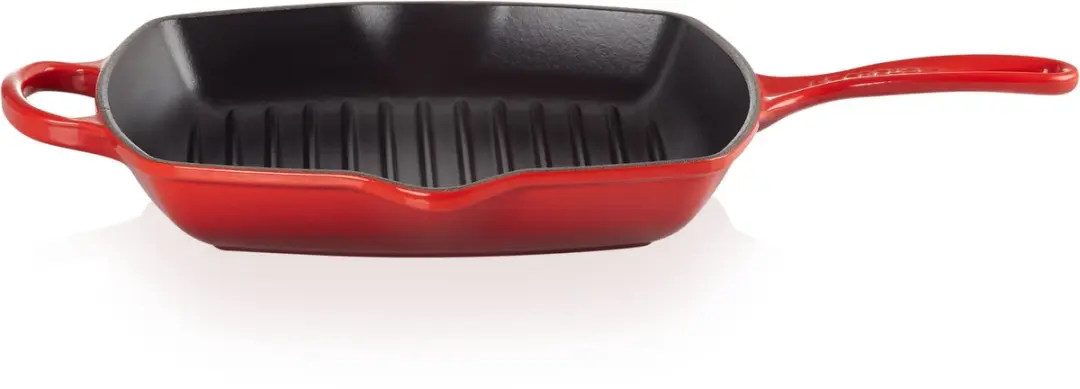 Le Creuset Signature Vierkante Grillpan 26cm - Kersenrood