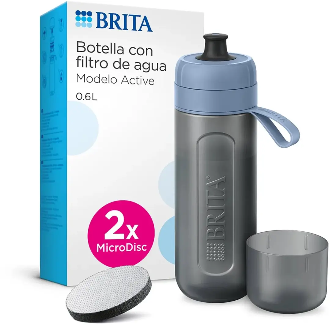 BRITA Active Waterfilterfles 600ml - Blauw