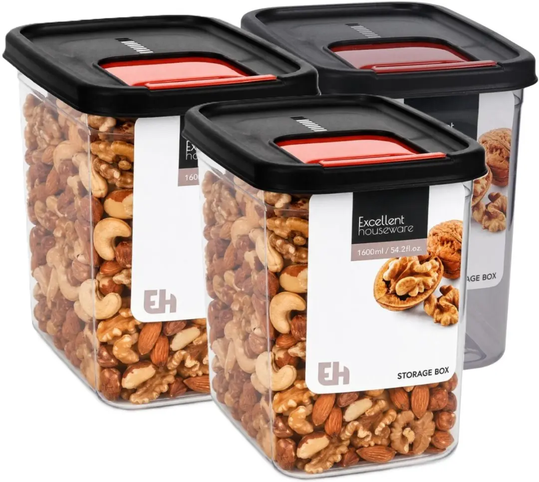 Excellent Houseware Voedselcontainer Strooibus 1600ml