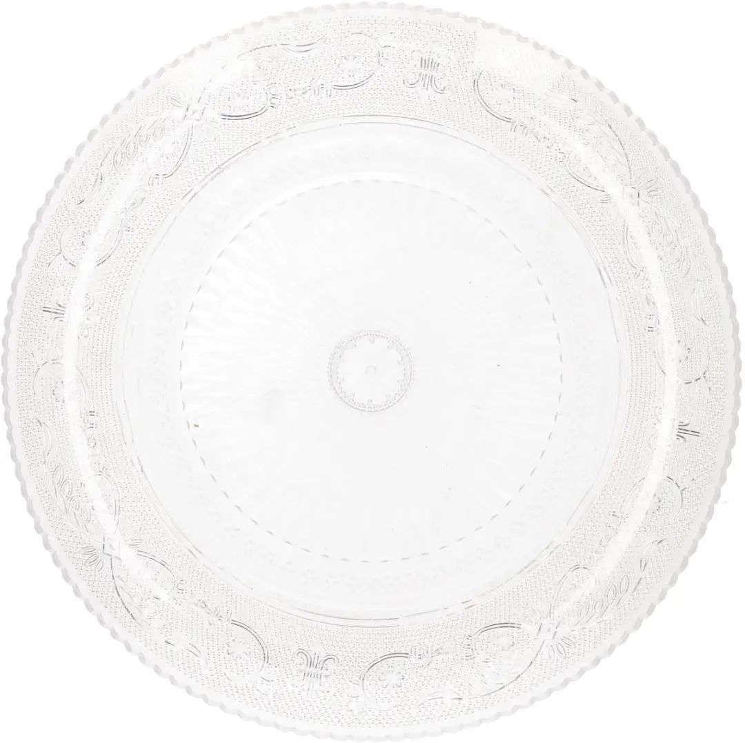 Excellent Houseware Taartbordjes 15cm - 6 Stuks - Transparant