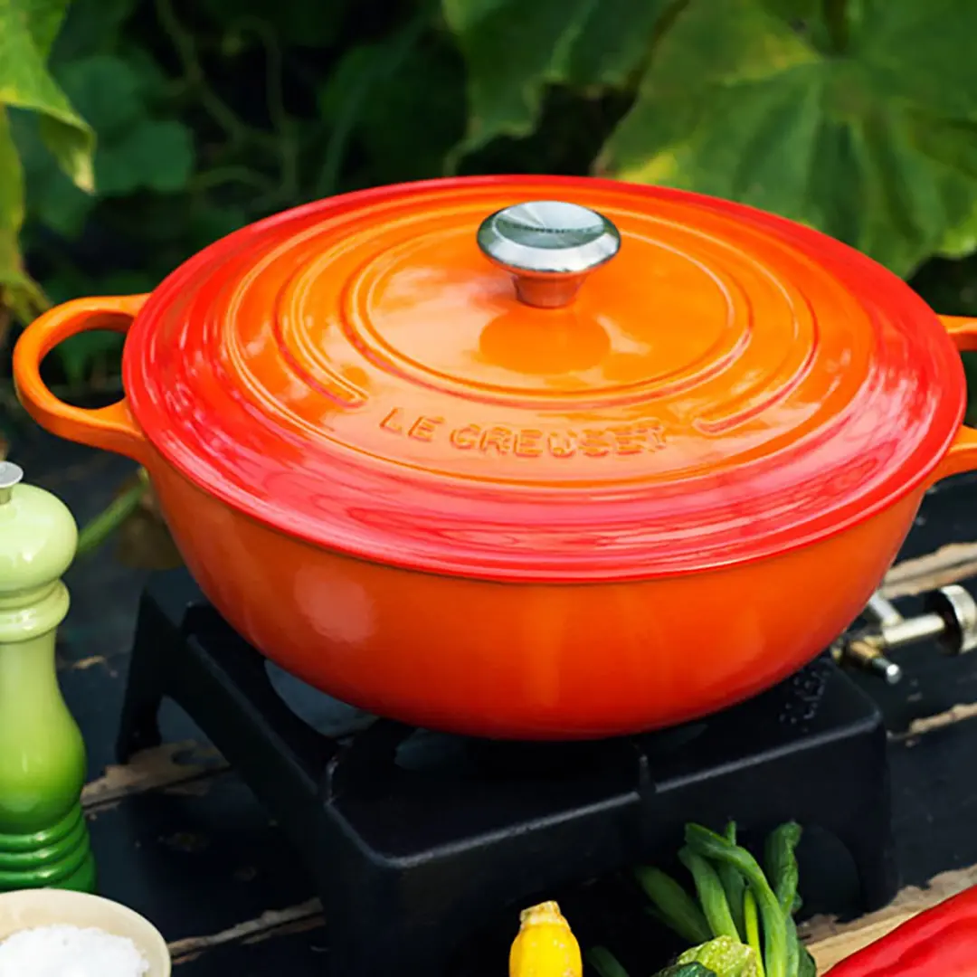 Le Creuset Signature Marmite Oranjerood 26cm - 4 Stuks