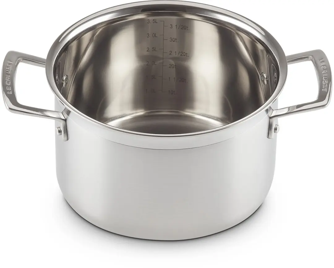 Le Creuset RVS Kookpan Ø 20cm - 4,0L