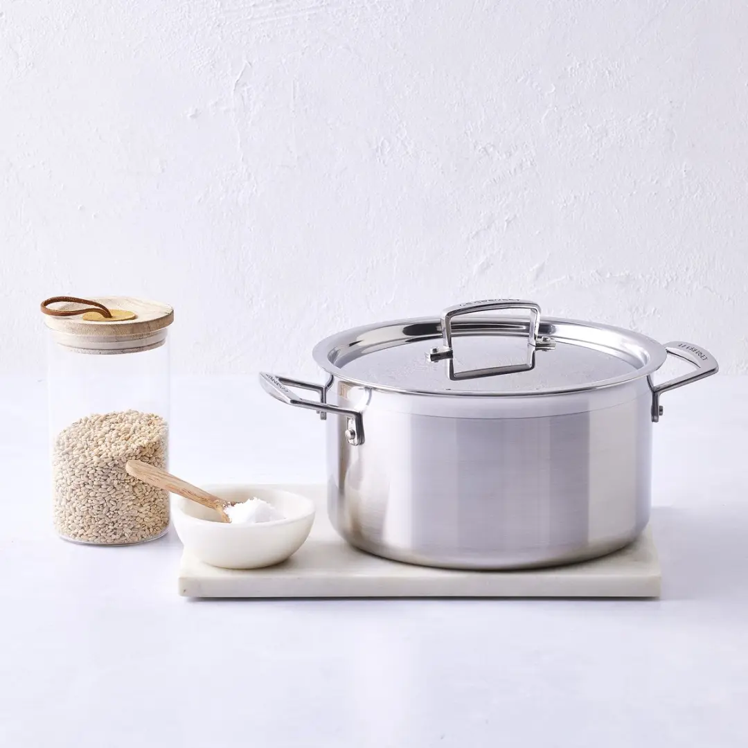 Le Creuset RVS Kookpan Ø 20cm - 4,0L