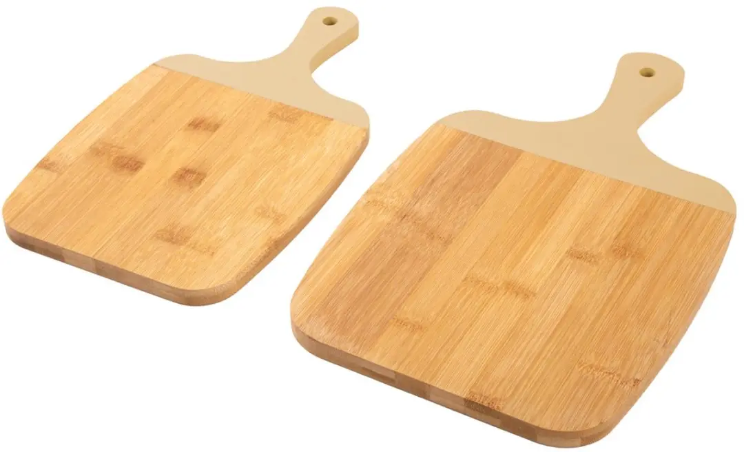 Present Time Gourmet Snijplankset 2 Stuks - 23x38cm - Bruin