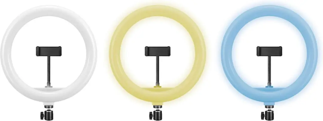 Celly Ring Light 12 Tripod USB - Zwart