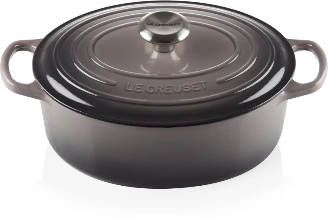 Le Creuset Signature Ovale Braadpan Flint 29cm - 4,7L