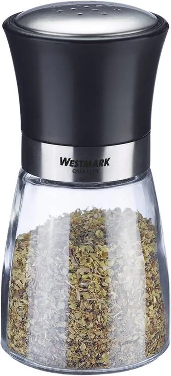 Westmark Kruidenstrooier Blacky - 0,04L - Ø6,8cm - Transparant
