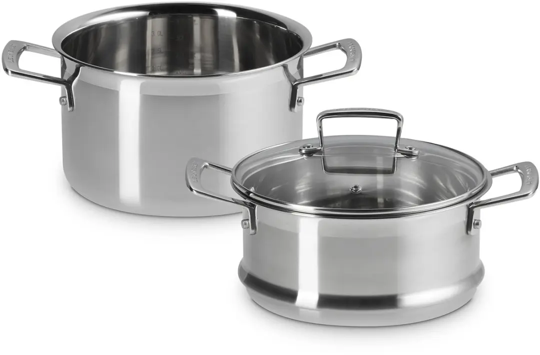 Le Creuset RVS Kookpan 20cm