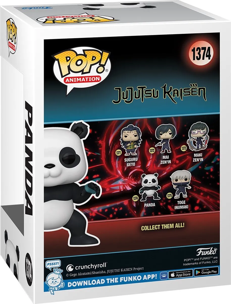 Funko POP! Jujutsu Kaisen Panda Verzamelfiguur 9cm - Multicolours - afbeelding 3 van 4