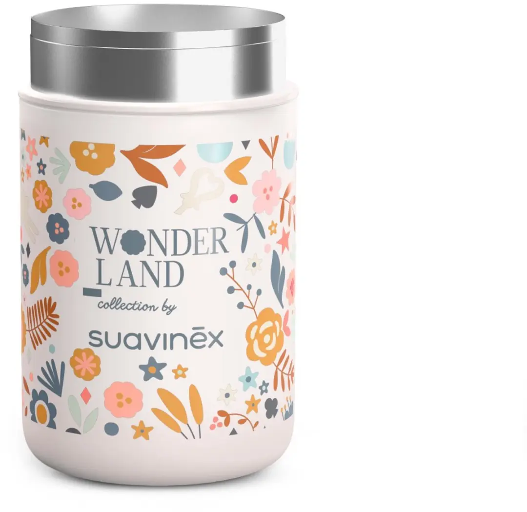 Suavinex Thermo-portie Bewaarpotje 350ml Liberty - Roze