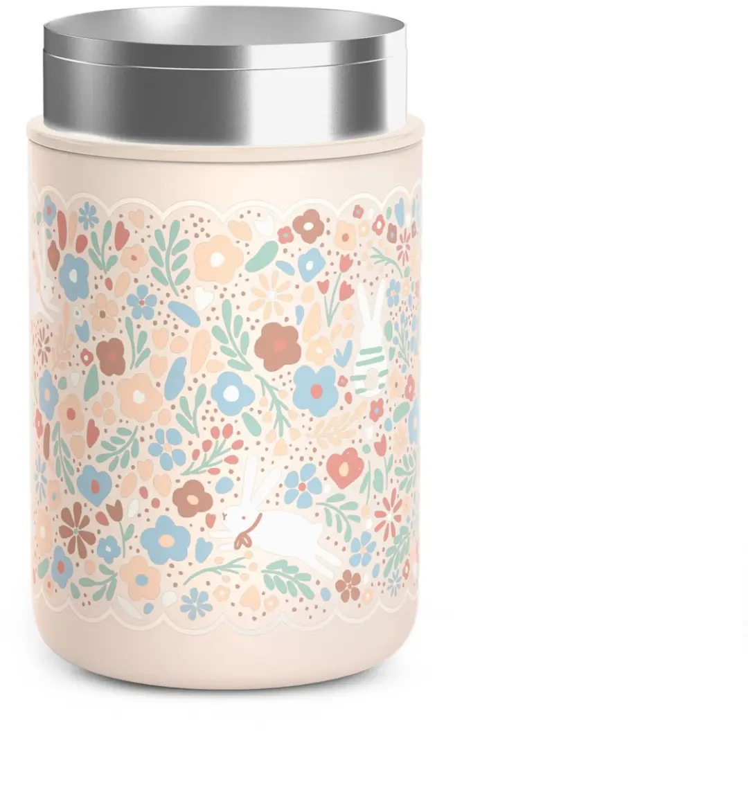 Suavinex Thermo-portie Bewaarpotje 350ml Liberty - Roze