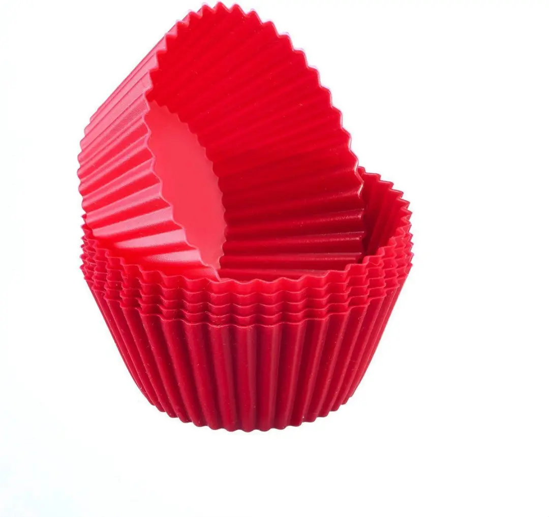Westmark Siliconen Muffinvormen Rood