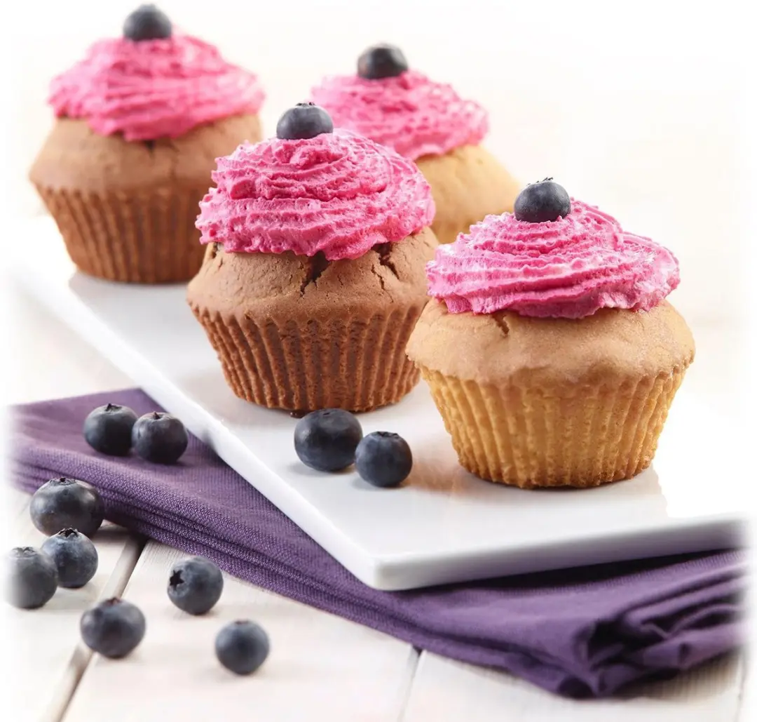Westmark Siliconen Muffinvormen Rood - 6 Stuks ø7cm