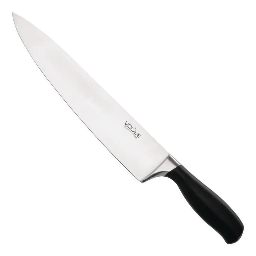 Vogue Soft Grip Koksmes 25,5cm - Zwart