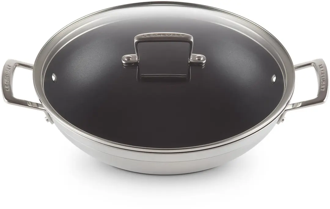 Le Creuset RVS Wok 30cm - 4,8L