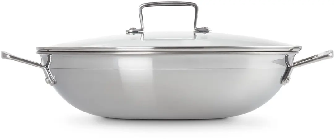 Le Creuset RVS Wok 30cm - 4,8L