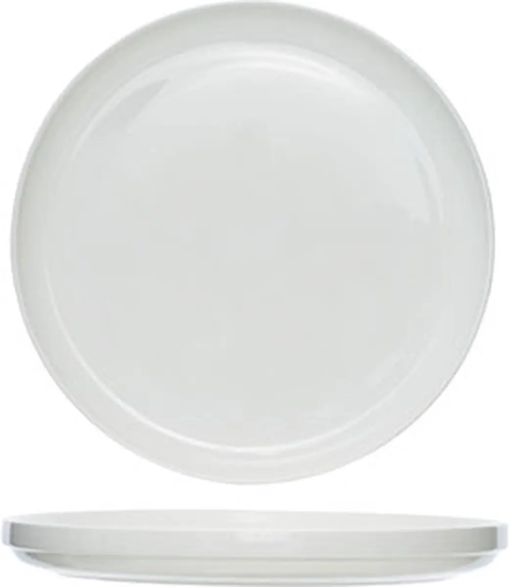 Cosy&Trendy Stackable Plat Bord 26,5x3cm - Wit