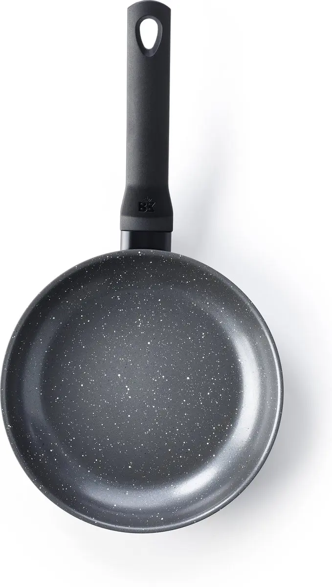 BK Universe Koekenpan 24cm - PFAS-vrij & Ovenbestendig 160°C - Zwart/Graniet