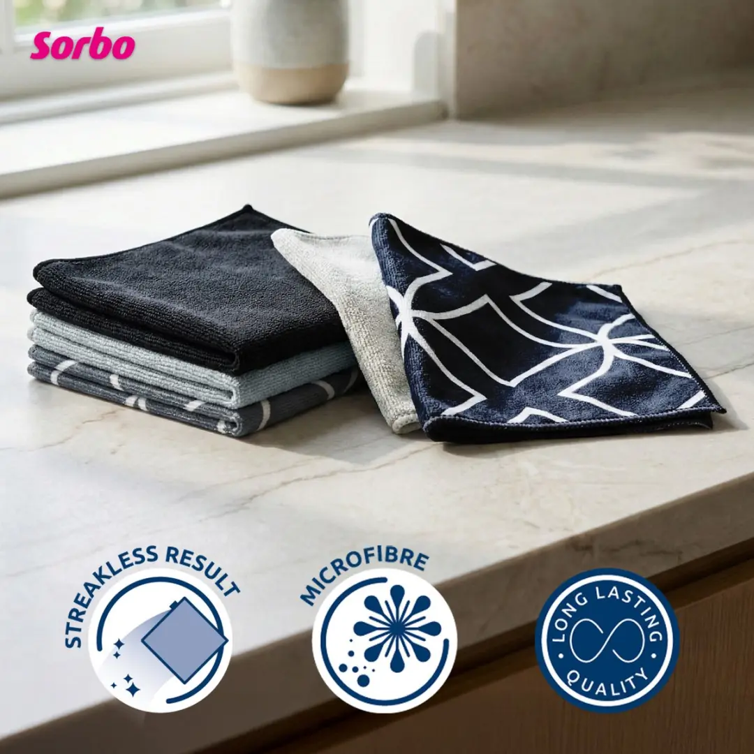 Sorbo Microvezeldoeken 6 Stuks - Multicolor