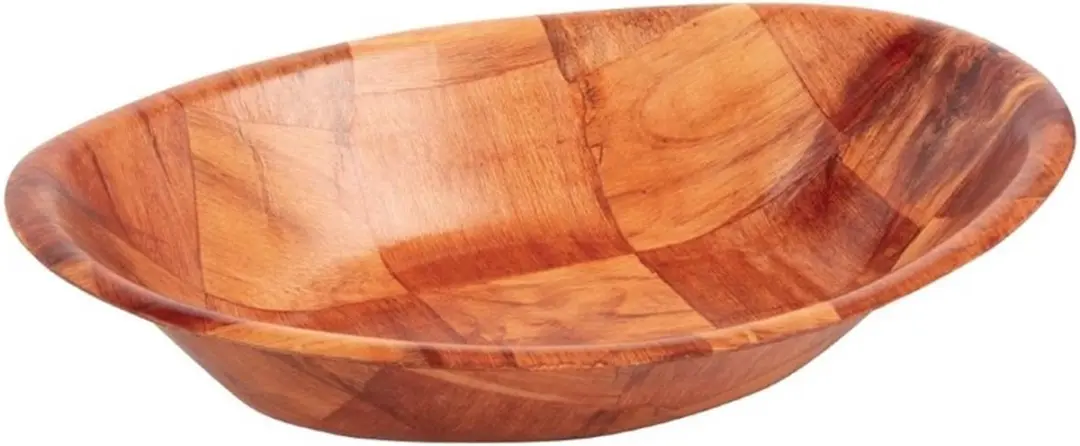 Olympia Ovale Houten Kom L092