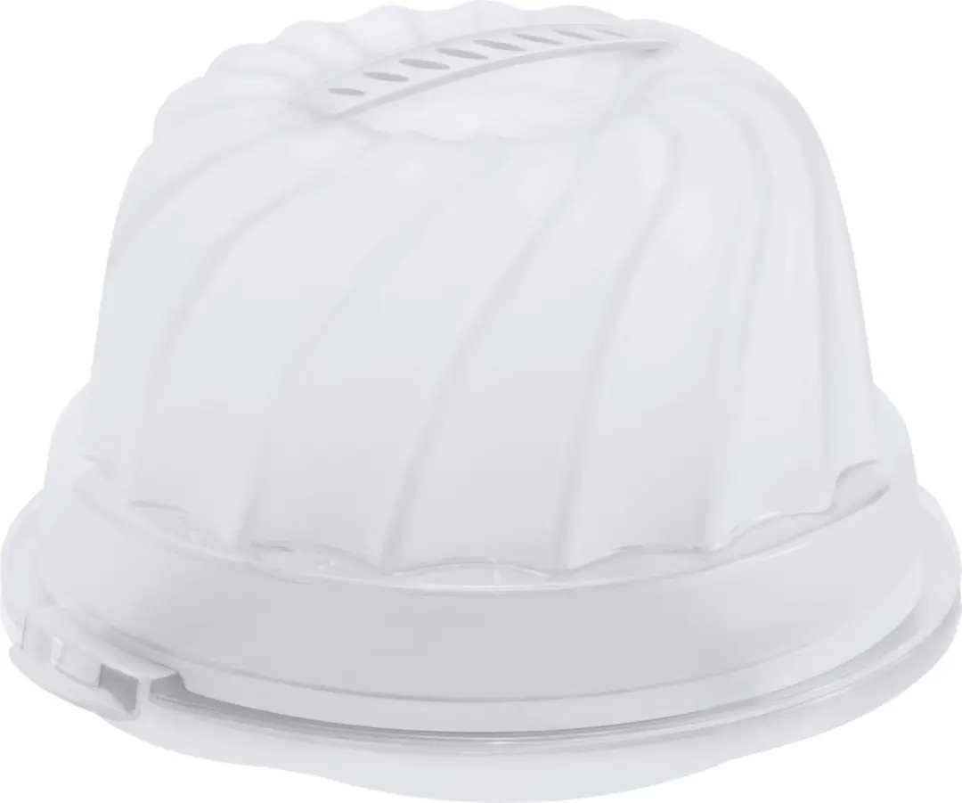 Rotho Fresh Cakedoos Tulband 4L - Wit