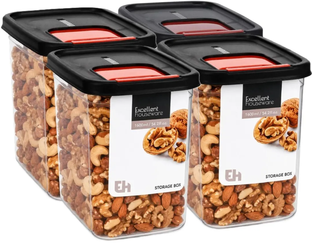 Excellent Houseware Voedselcontainer Strooibus 1600ml