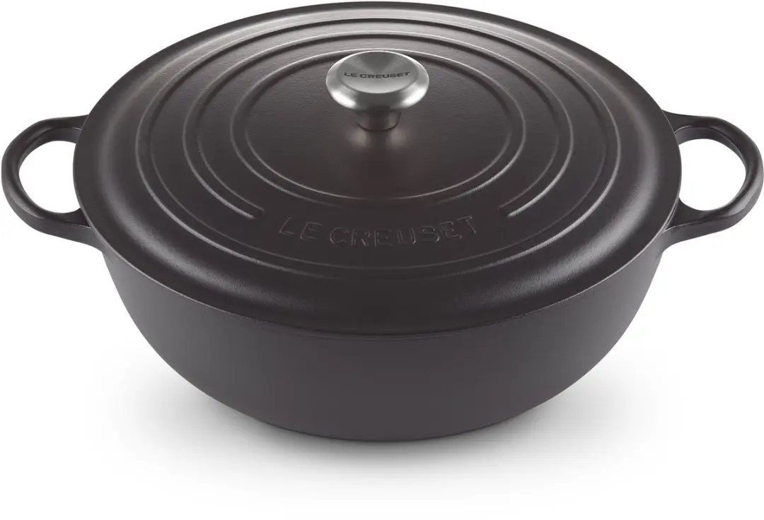 Le Creuset Signature Marmite Mat Zwart Ø26cm - 4,1L - 2 Stuks