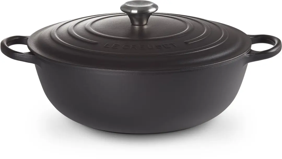 Le Creuset Signature Marmite Mat Zwart Ø26cm - 4,1L - 2 Stuks