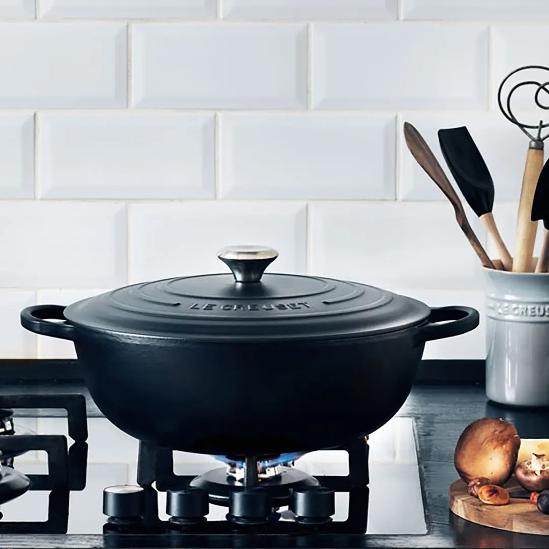 Le Creuset Signature Marmite Mat Zwart Ø26cm - 4,1L - 2 Stuks